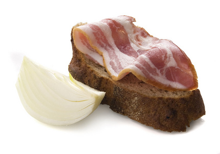 鹹豬肉培根 熏猪肉 咸猪肉 腊肉照片