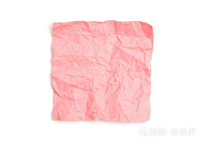 皱巴巴的纸条