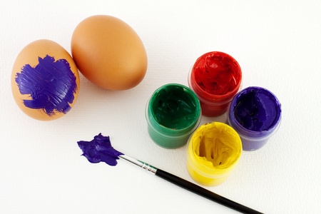 画鸡蛋给复活节