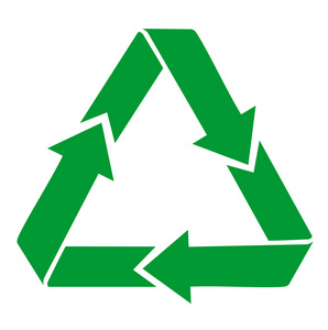 绿色回收站图标
