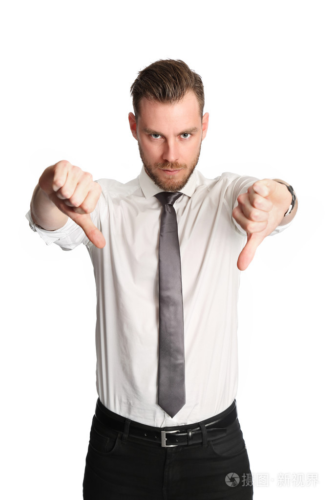 两个大拇指朝下