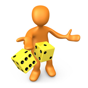 孤注一掷掷骰子引申为孤注一掷照片