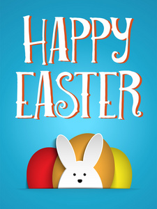 快乐复活节兔子兔子