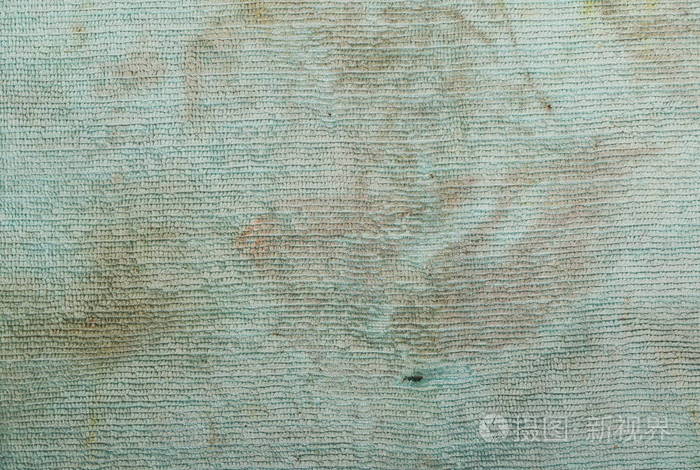 脏的蓝色超细纤维布背景和纹理