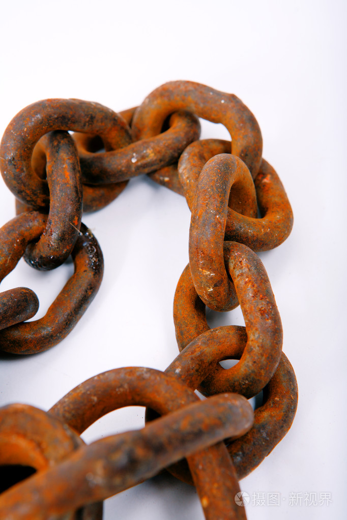 一条生锈的旧链子