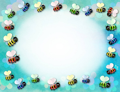 纸盘子边框图片