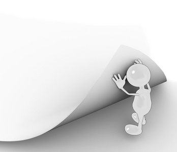 卡通人物翻页照片