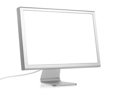 空白屏幕电脑显示器