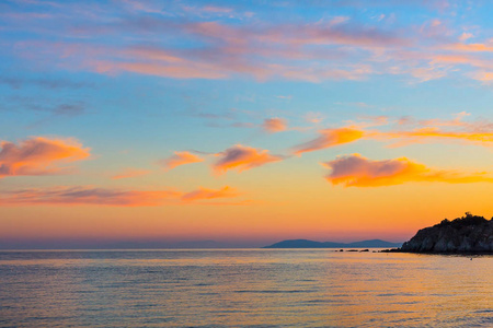 海上日落