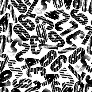 摩擦疹黑色的条纹无缝结构,摩擦高装饰数字 o照片