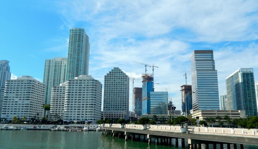 迈阿密，佛罗里达，美国 Brickell 键和 Brickell 键