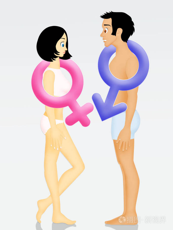 男性和女性的符号