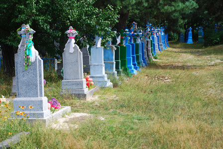 乌克兰的旧墓地