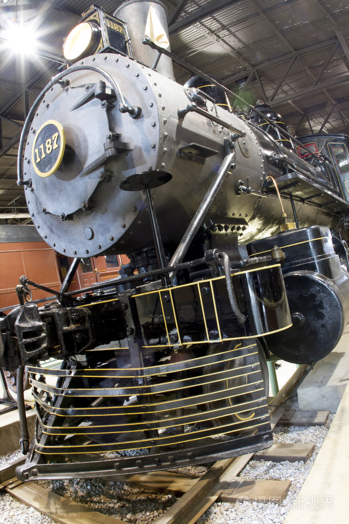 古董火车引擎