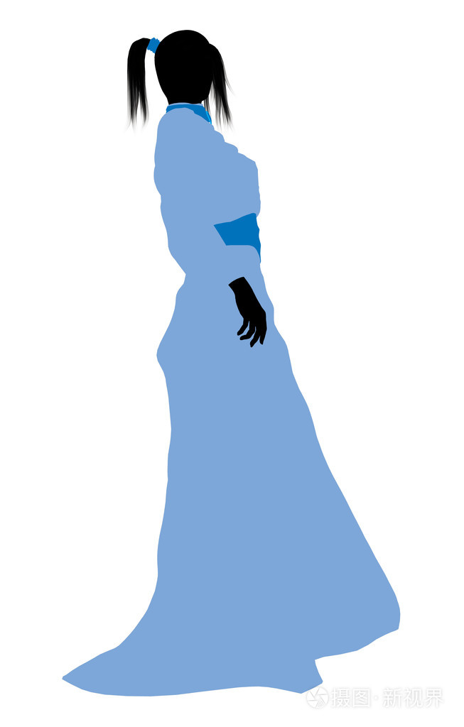 彼得潘剪影插图温迪