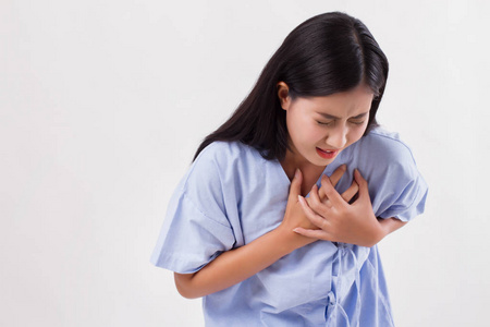 女病人患心脏病照片