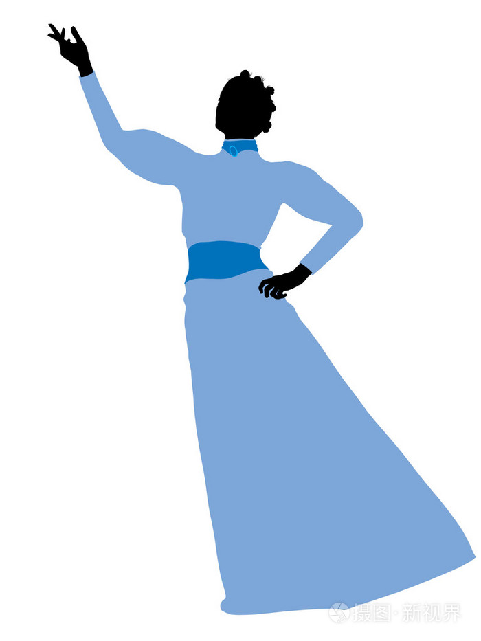 彼得潘剪影插图温迪