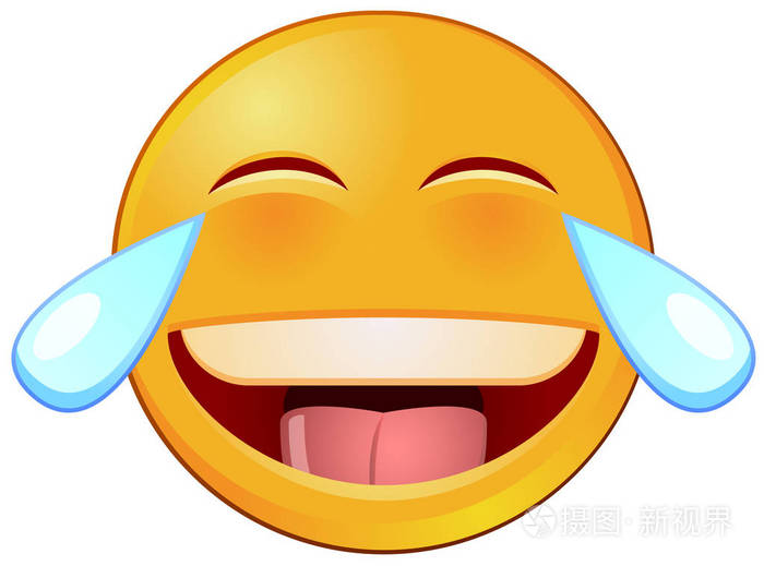 表情笑与泪矢量图标