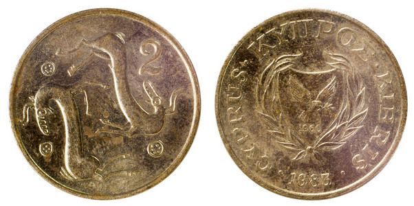 塞浦路斯的旧硬币