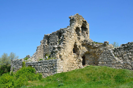 克里米亚，曼古普城堡的废墟