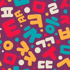 韩文字母图案图片