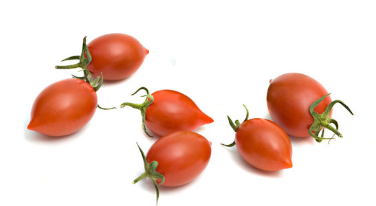 六个西红柿的特写