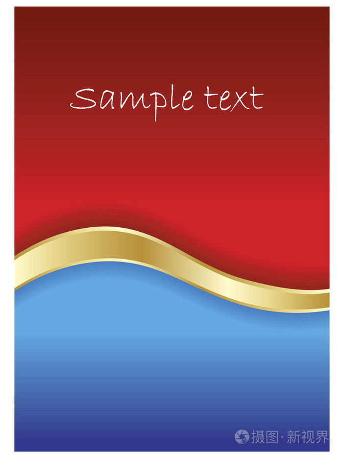 红色与蓝色的背景