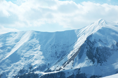 高山雪下