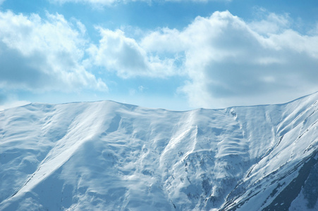 高山雪下