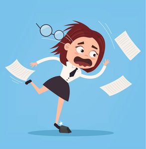 矢量平面卡通插画照片