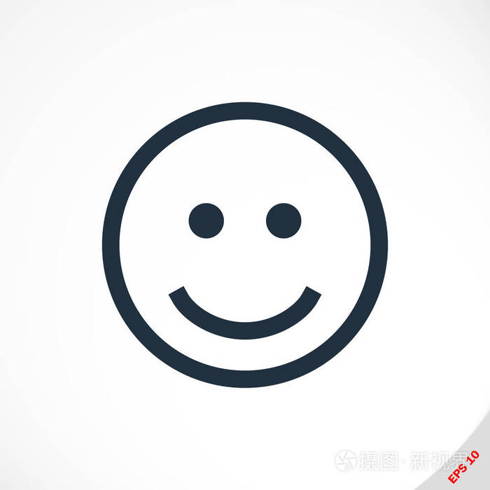 微笑图标矢量