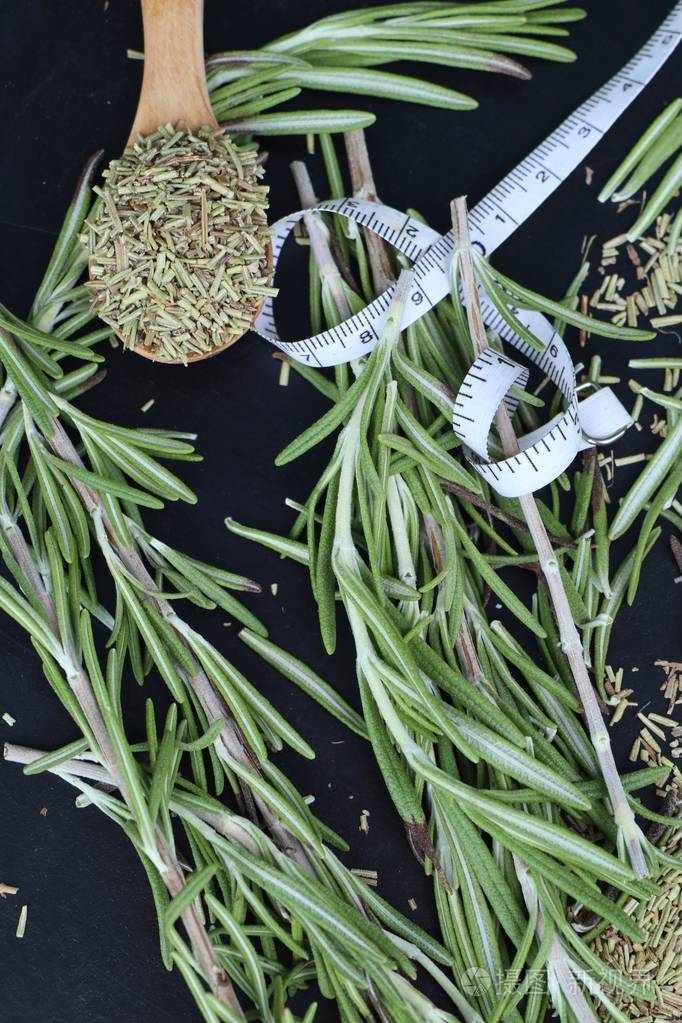 干香草迷迭香叶子