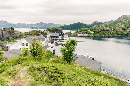 挪威海山景观