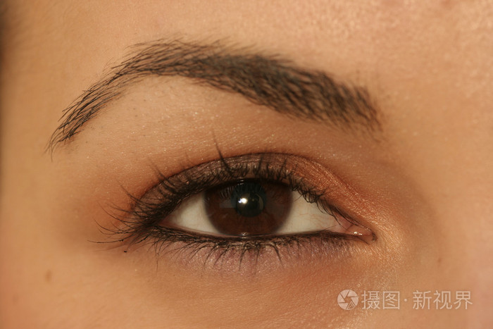医棕色眼