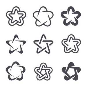 向量组的星星向量组的星星图标.logo 设计元素照片
