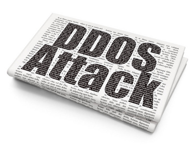 隐私权的概念 Ddos Attack 上报纸背景