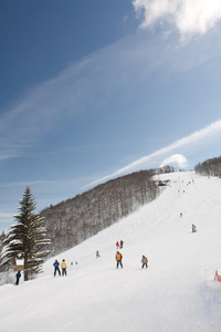 滑雪者使用技巧