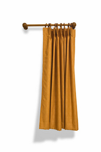 复古棕色窗帘