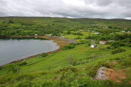 一般认为的 Tianavaig 湾附近 Portree，斯凯，高地，苏格兰，英国