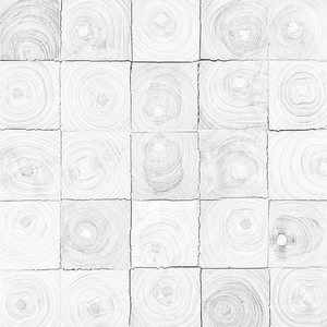 白色的木材纹理 方形形状块的柚木木材树桩背景