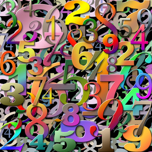算术 数量上的优势 数 number的名词复数  数目 一期 一群人