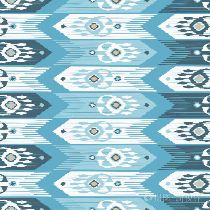 民族波西米亚风无缝模式.抽象的几何图案.复古花纹.纺织融洽