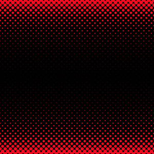 半色调网点图案背景设计矢量平方的文具例证从黑色背景上的红色圆圈