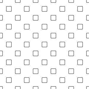 无缝的黑色和白色圆形方形图案背景设计半色调几何矢量图