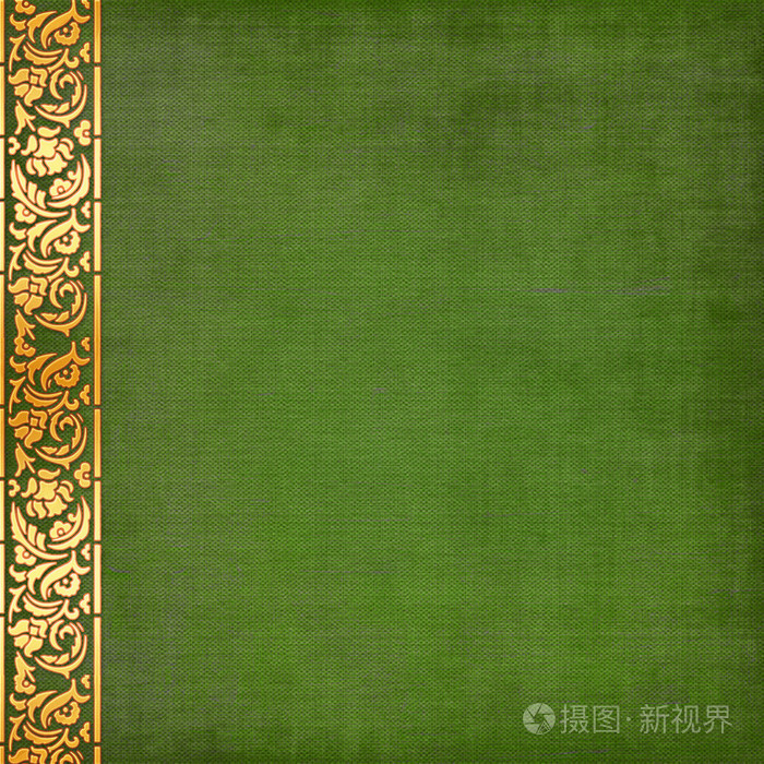 旧的绿色grunge背景