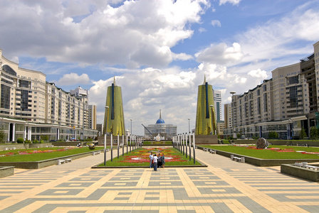 阿斯塔纳，哈萨克斯坦首都。Astana是哈萨克语首都之意