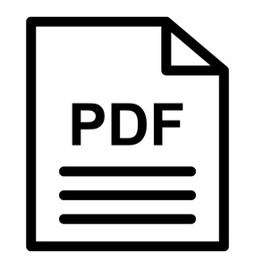 Pdf 线矢量图标