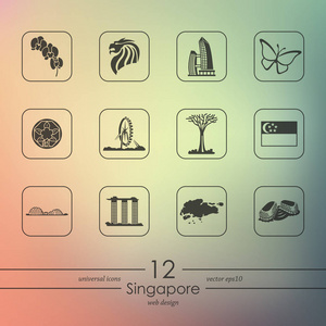 一套新加坡图标