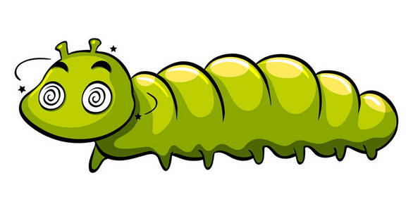 手工毛毛虫表情图片