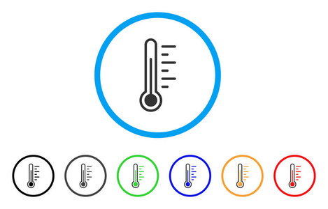 温度圆形的图标照片